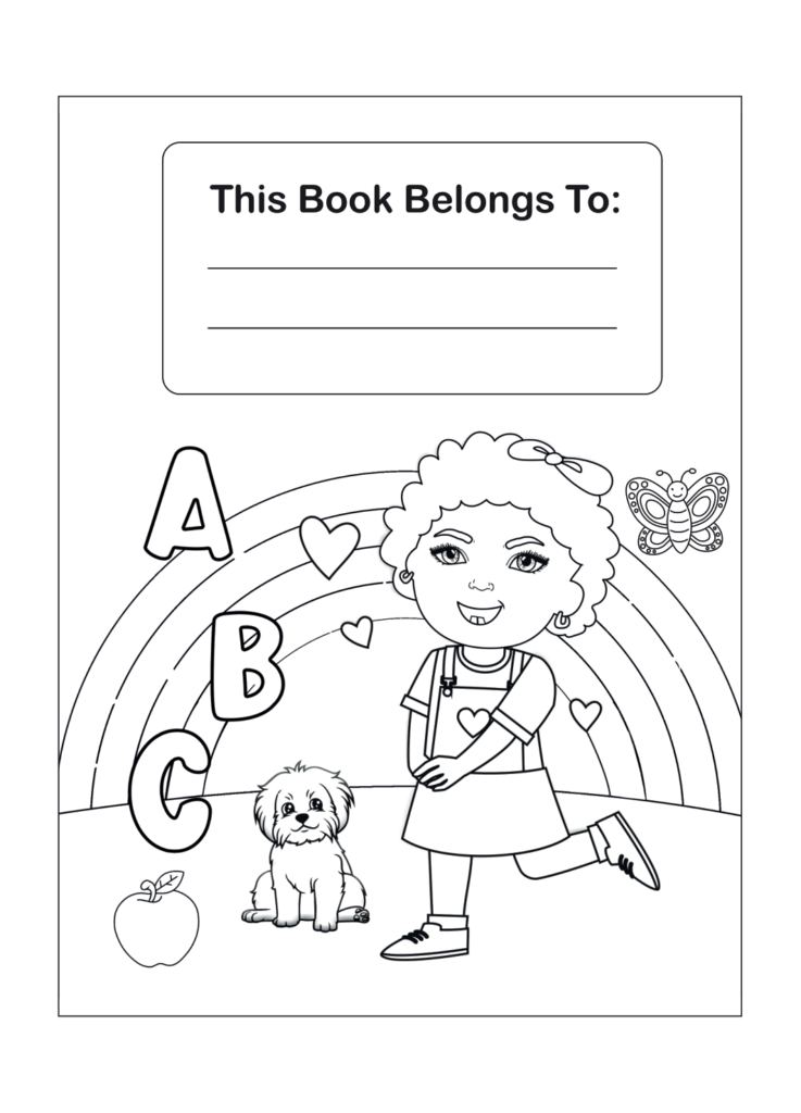 Front page of my First Coloring Book